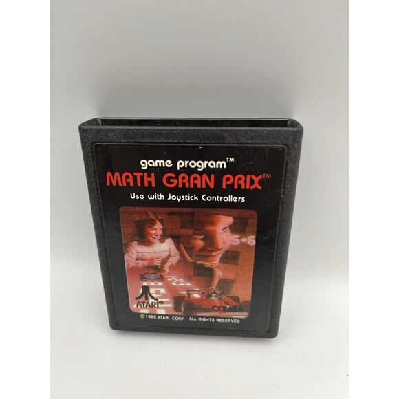 Math Gran Prix Atari 2600 | Cartridge Only | Tested & Working - Picture 1 of 5